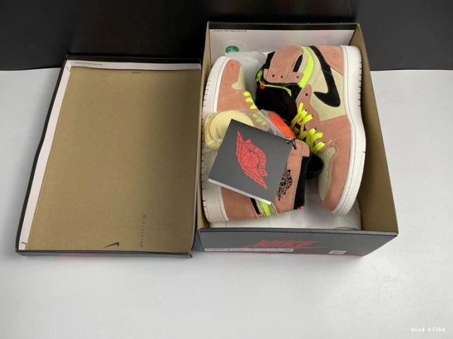 Cheap Jordan Air Peach Switch 1 CW6576-800 High 0709